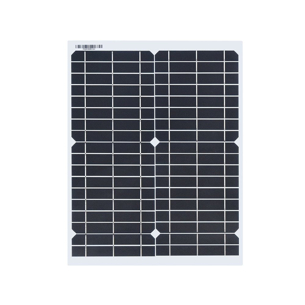 20 W Flexible Solar Panel with Alligator Cable