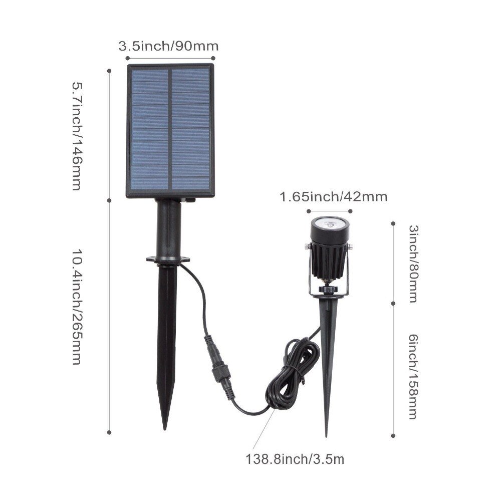 LED Waterproof Solar Lamp for Garden