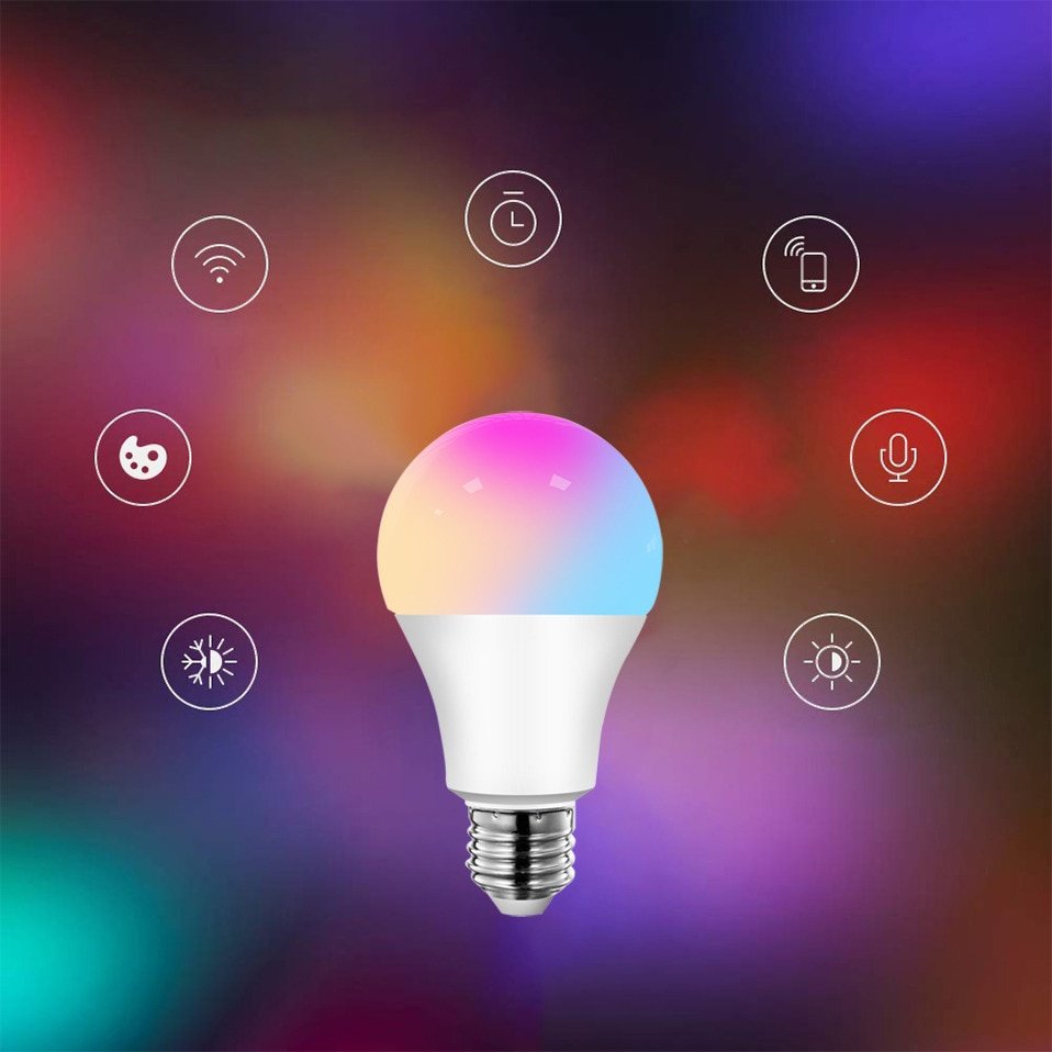 LED Bulb with Smart Life APP, Voice Control for Google Home, Alexa