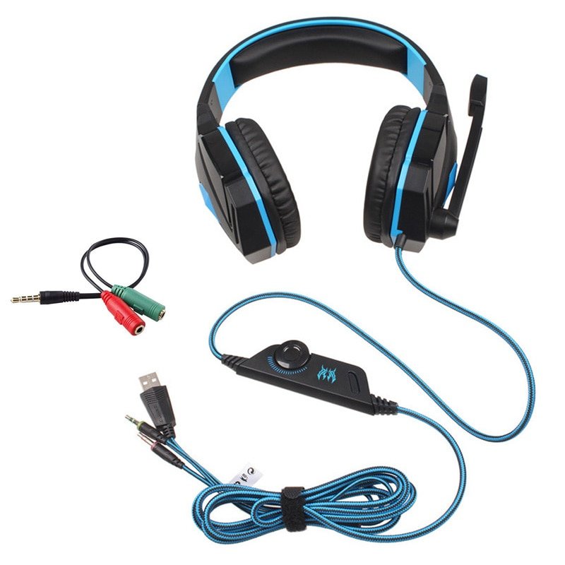 LED Gaming Headset with Microphone